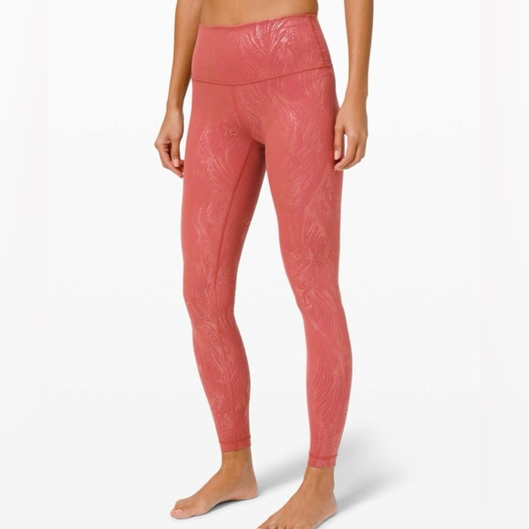 2109. Lululemon Wunder Under High-Rise Tight 28" *Shine - Picture 1 of 4